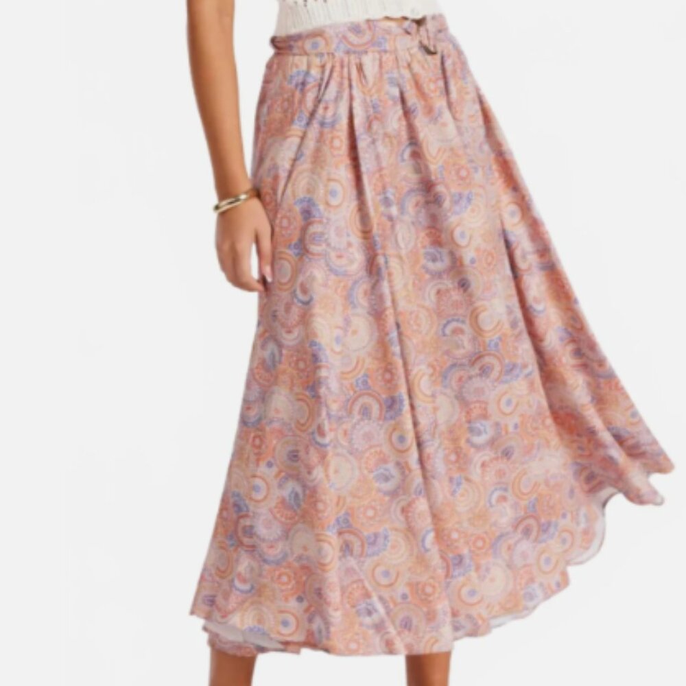 NWT Bishop & Young Camryn Summer Mosaic Skirt XS